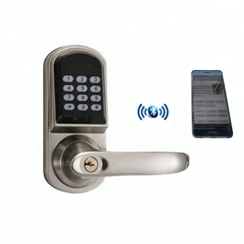 HF-LC901 Digital Electronic Security Door Handle Keyless Keypad Smart Door Lock - Image 4