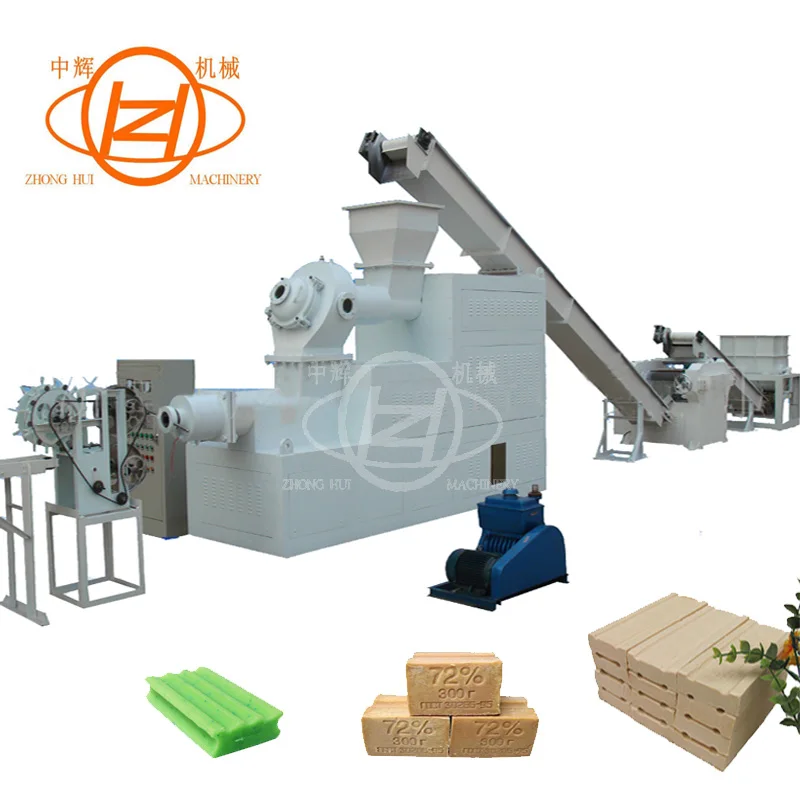 Professional Manufacture Supplier for Laundry bar Soap Making Finishing Line 500 kg Per