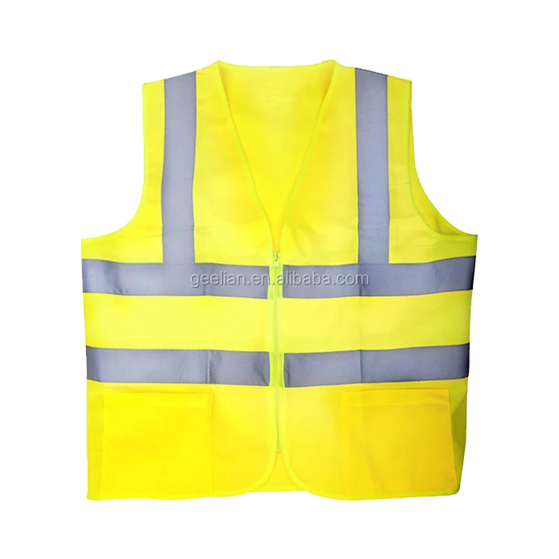 Buy Wholesale China Reflective Vest,safety Vest With 2 Inch Dual Tone  Reflective Strips Yellow W/ Zipper Ansi Standards & Reflective Safety Vest  at USD 1.33 | Global Sources