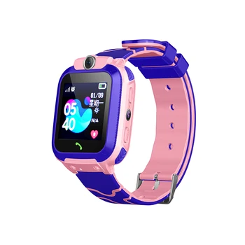 Kids Smart Watch Phone, Kids GPS Tracker Watch with SOS Anti-Lost Alarm Sim Card Slot Touch Screen Smartwatch for 3-12 Year Old