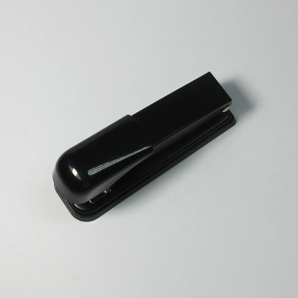 Профессиональный офисный классический черный Настольный металлический степлер для бумаги 20 листов