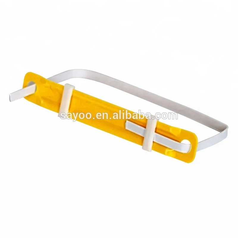Office Stationery Supplies Colorful PVC Prong Binding Paper Clip Plastic Paper Fastener