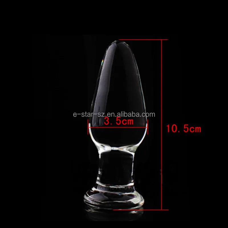 Best Selling Glass Anal Butt Plug for Couple
