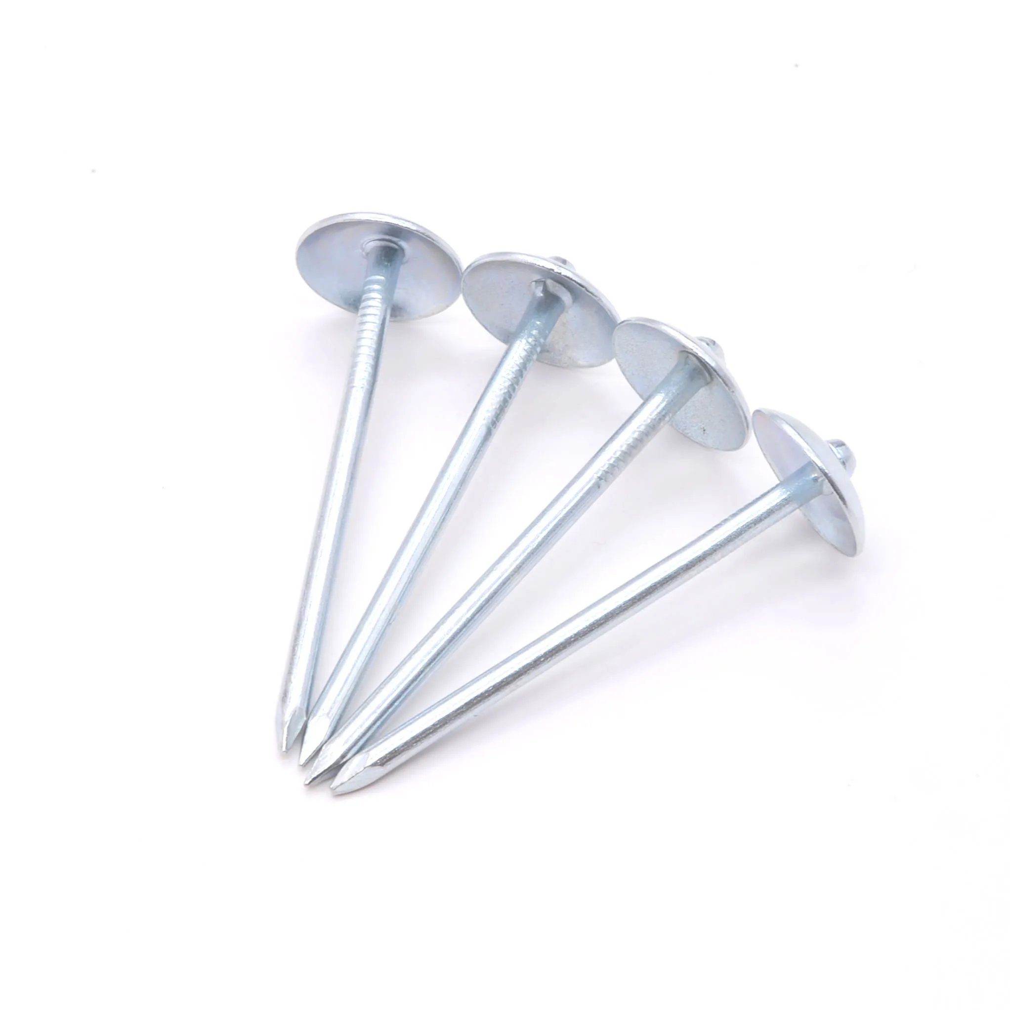 Roofing Nails With Rubber Washer Galvanized Coil Umbrella Head Roofing