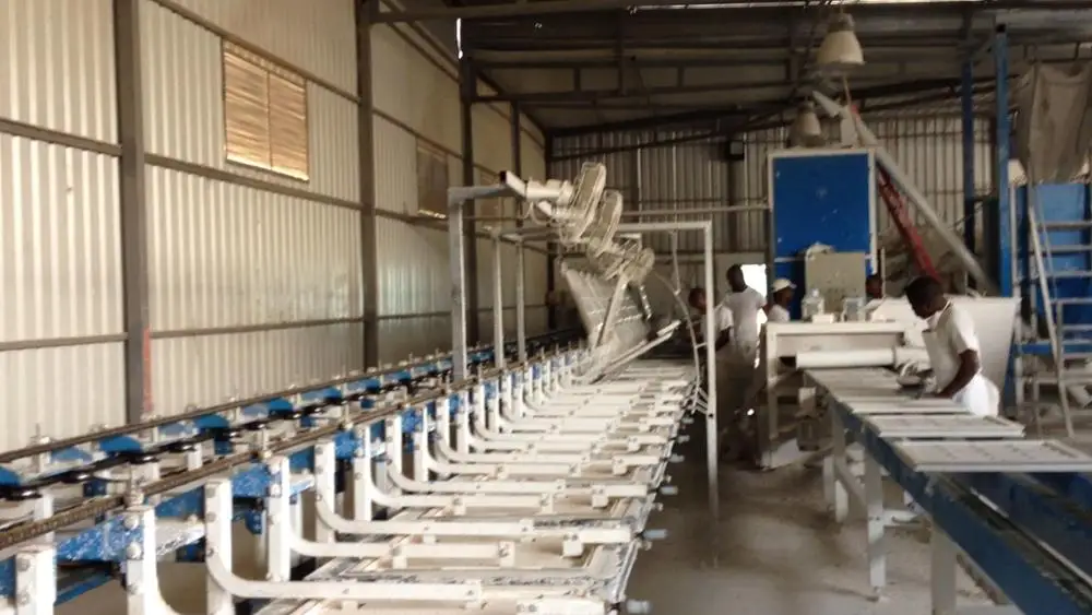 Gypsum Ceiling Tile Board Making Production Line From China