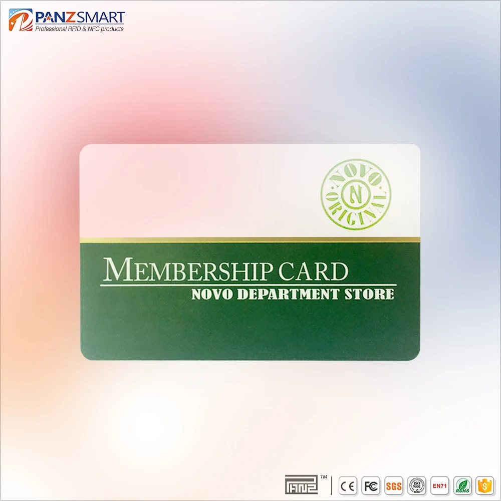 2021 Full Color Printing Credit Card Visa Standard RFID clear Plastic Cards Apply to Lamination Machine to Print Business Card
