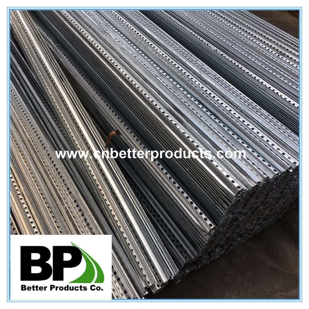 Customized Types Steel Uchannel Sign Posts With High Tensile Strength