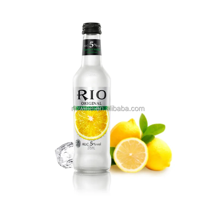 Best Cocktail China Supplier RIO for Ready To Drink Cocktail Lemon Vodka Mix Alcohol Drink