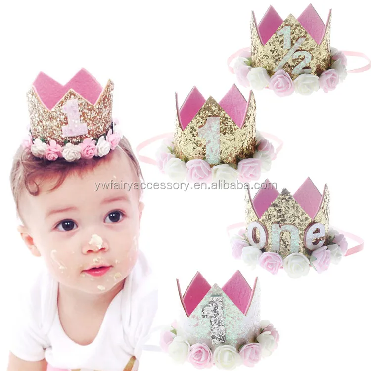 Baby Crown Headband Princess Flower Crown Newborn Party Birthday Headband Buy Crown Headband Girls Princess Crown Headband Girls Crown Headband Product On Alibaba Com