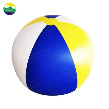 LC Wholesale Custom Printed Jumbo PVC Rubber Beach Ball/Promotional Inflatable Large Giant Plastic Beach Ball