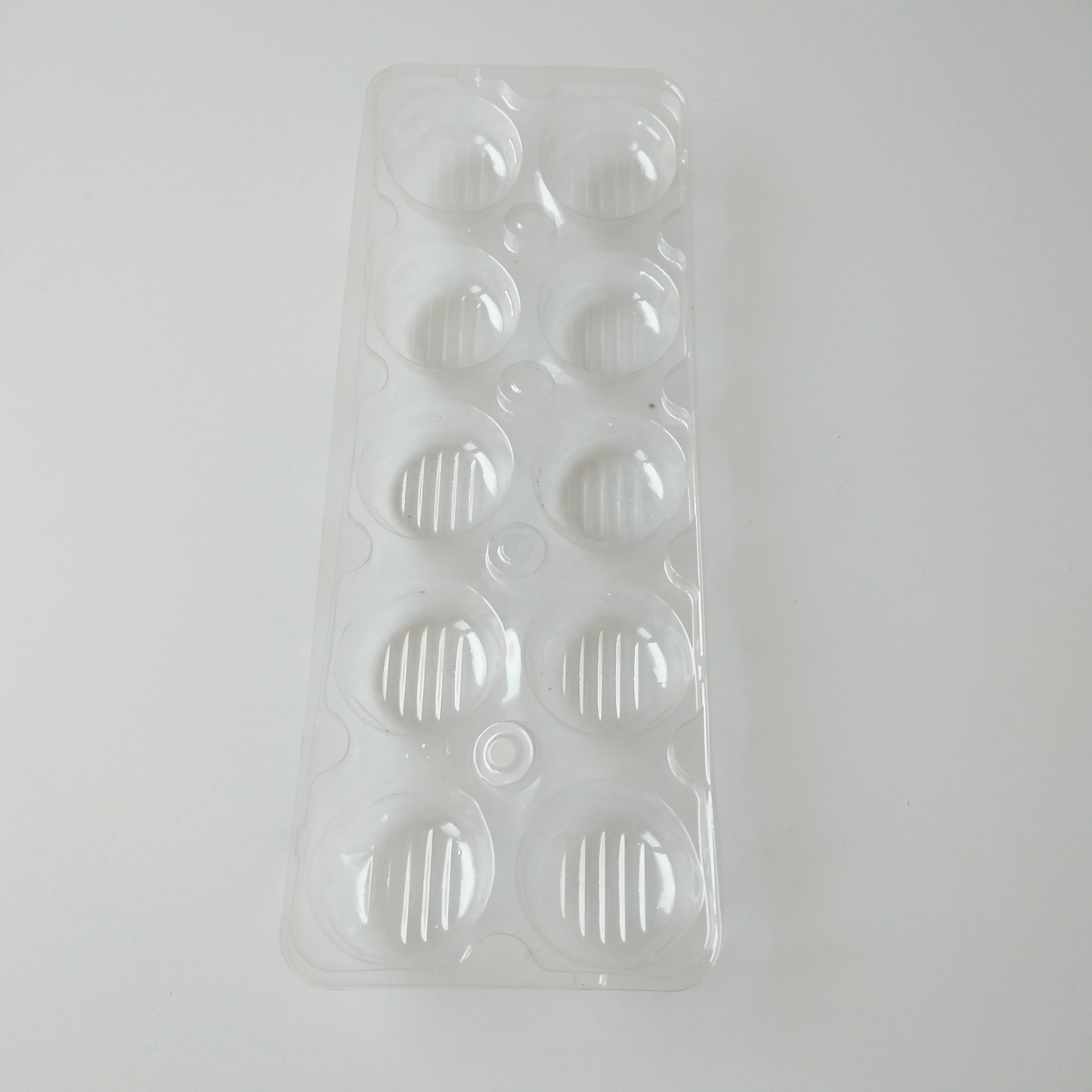 Plastic Customized Packaging Disposable 10 Cavities Plastic Blister Chocolate Trays