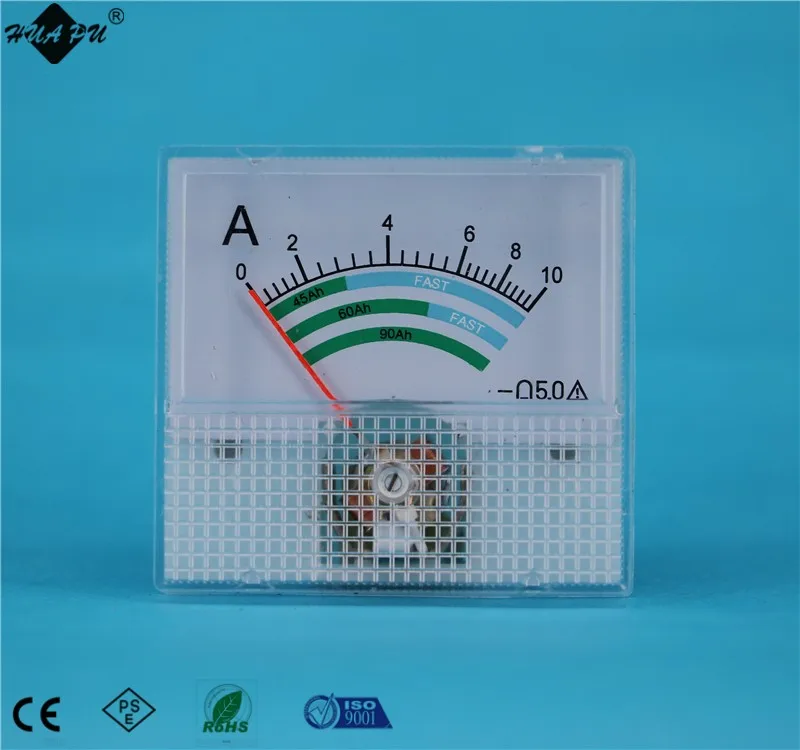 Высокое Качество DC Амперметр мини panel meter Аналоговый дисплей 0-10A
