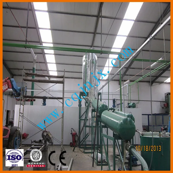 Waste Used Oil Pyrolysis to Diesel Oil Recycle Refine Machine As Batch Process