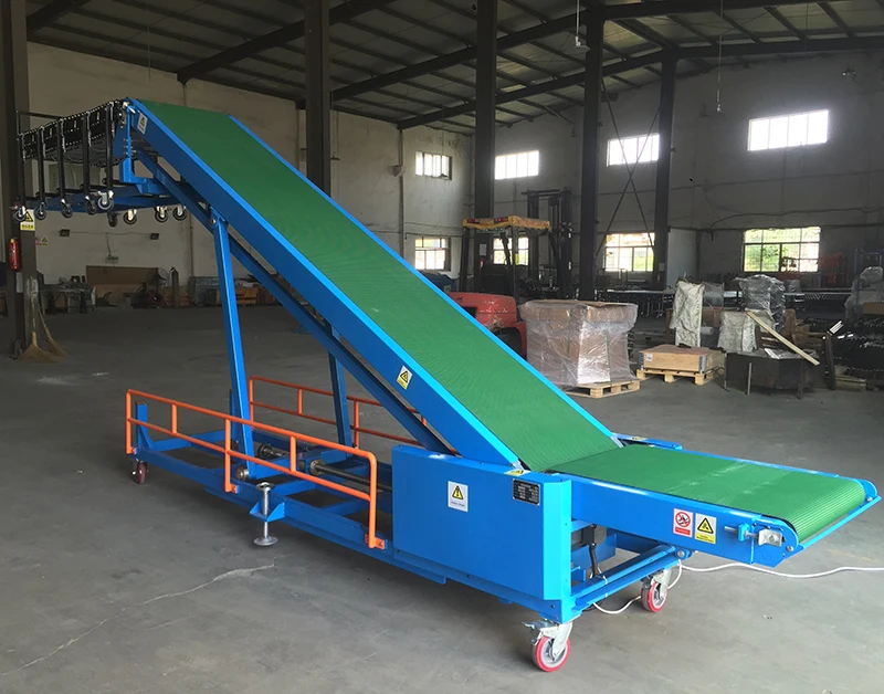 Truck Loading and Unloading Conveyor Belt