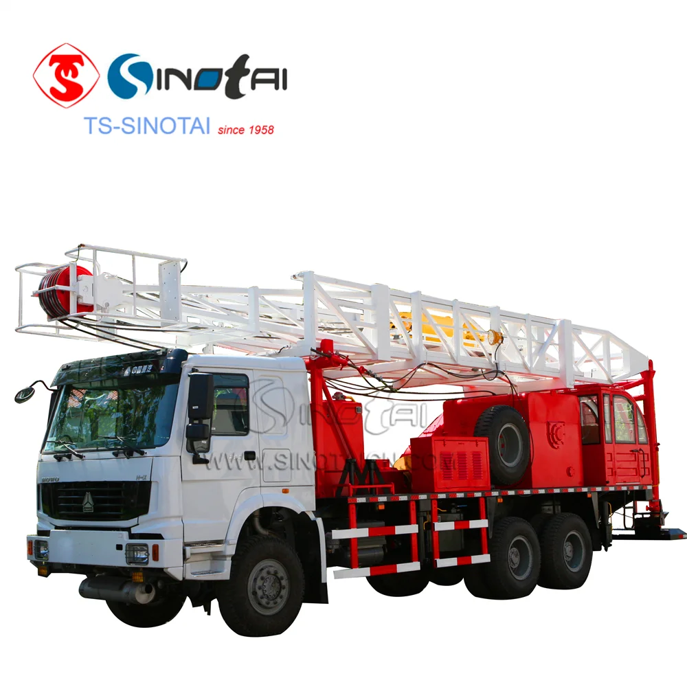 Hot Sale!API Oilfield Two Engines 40T XJ250 Truck-mounted Workover &Drilling Rig