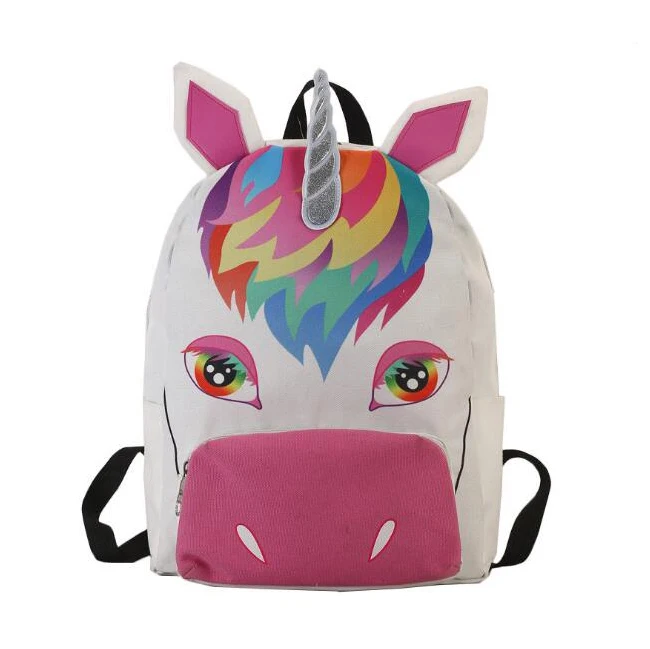 Mochila Escolar de Niña Modelo Unicornio 3D Kawaii – CyberPlaza Perú