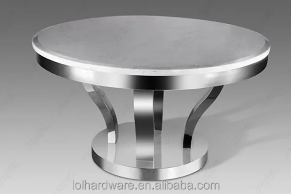 Stainless Steel Base Round Dining Table With Marble Top Buy Dining Table Stainless Steel Base Dining Table Round Dining Table Product On Alibaba Com