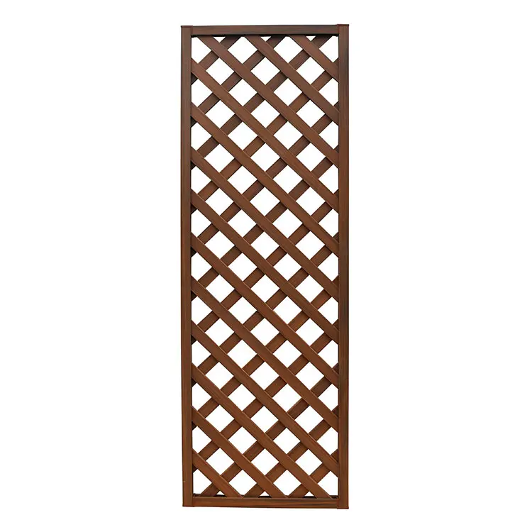 Eco Friendly DIY Various Colors PVC Wooden Door Wood Plastic Lattice
