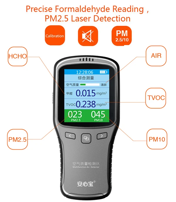Gas Analyzer Portable Air Quality Detector