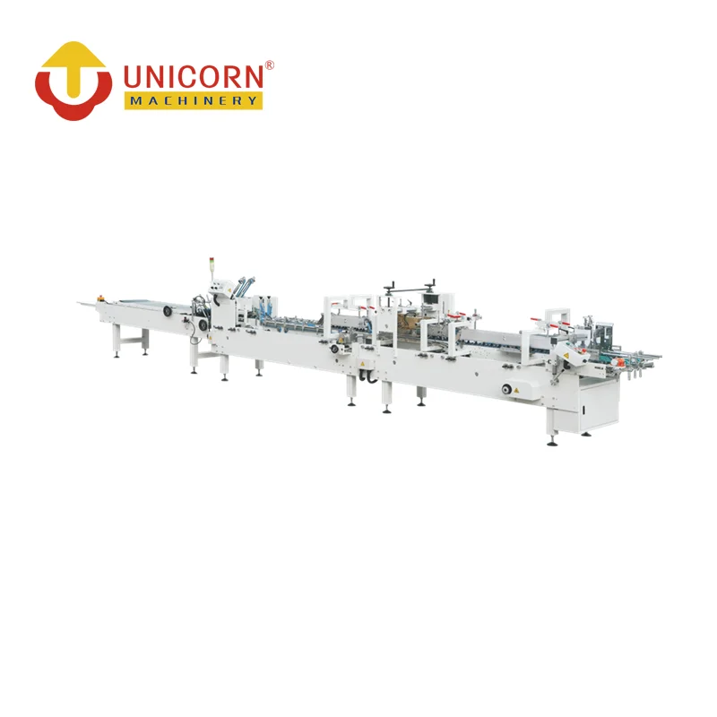 
 Автоматическая коробка Папка Gluer Угловые вставки края складывая холодного склеивания машина  