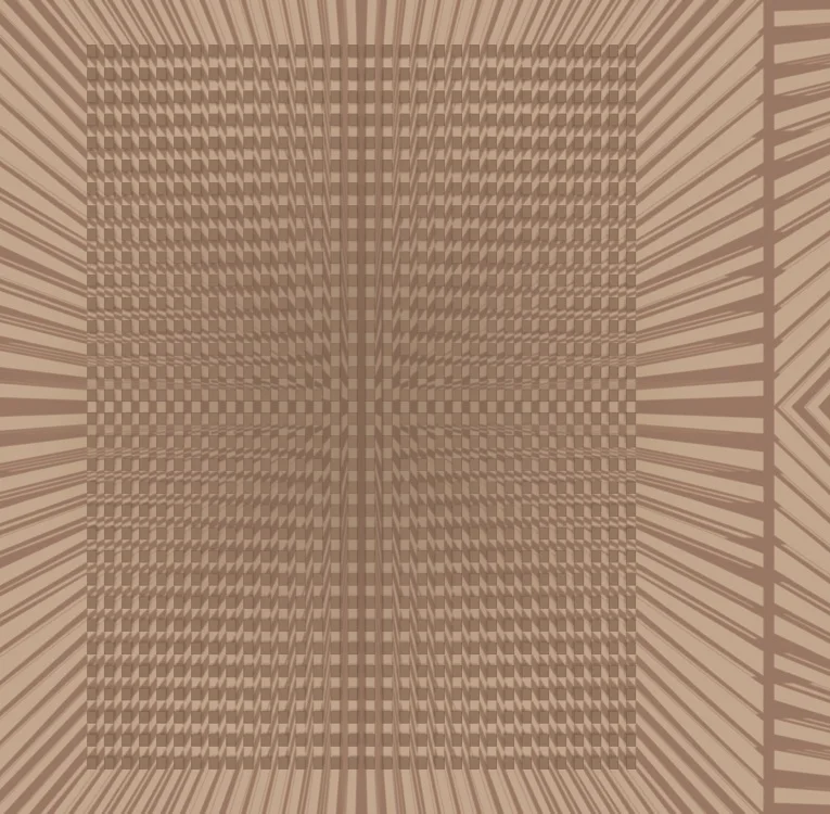 3D Grid Pattern Decorating Study Office Wallpaper