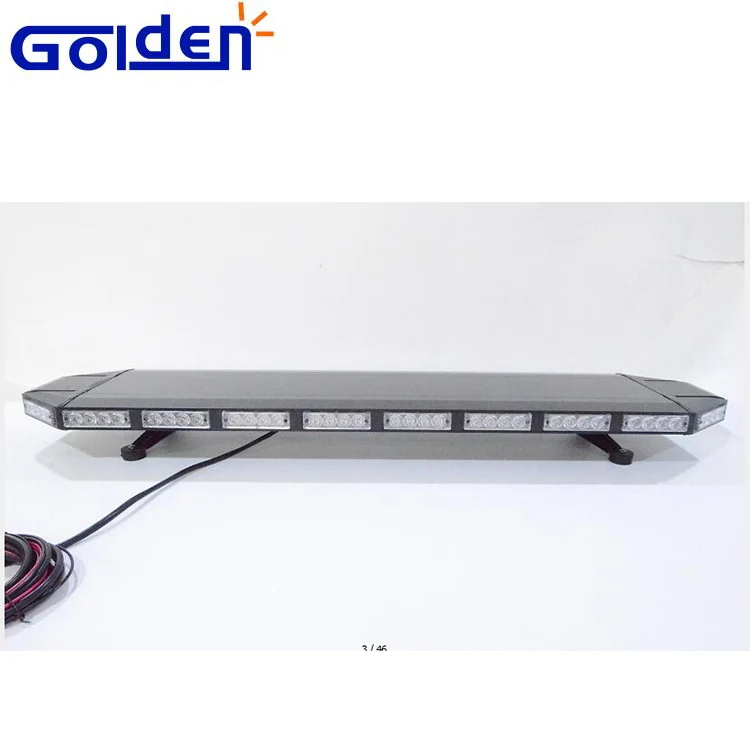 
 Винтовое крепление 12 В 48 дюймов, аварийное предупреждение о транспортном средстве, светодиодный стробоскоп, желтая световая балка для буксировочного грузовика, прицепа, крыши  