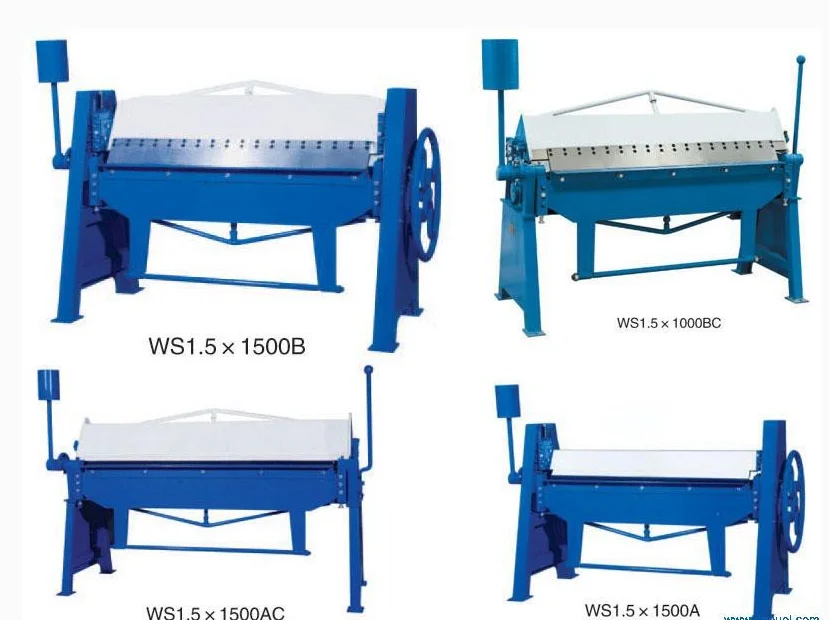 China Factory Manual Pan and Box Brake Bending Folding Machine for Metal Bending