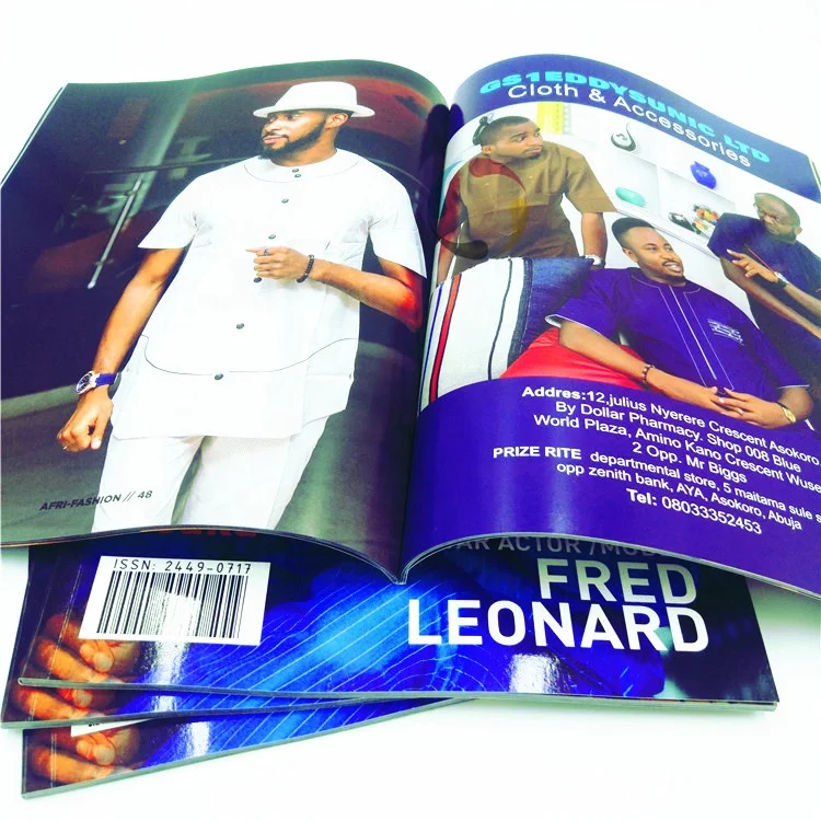 Модная недорогая печать журнала в мягкой обложке за рубежом оптом из Китая