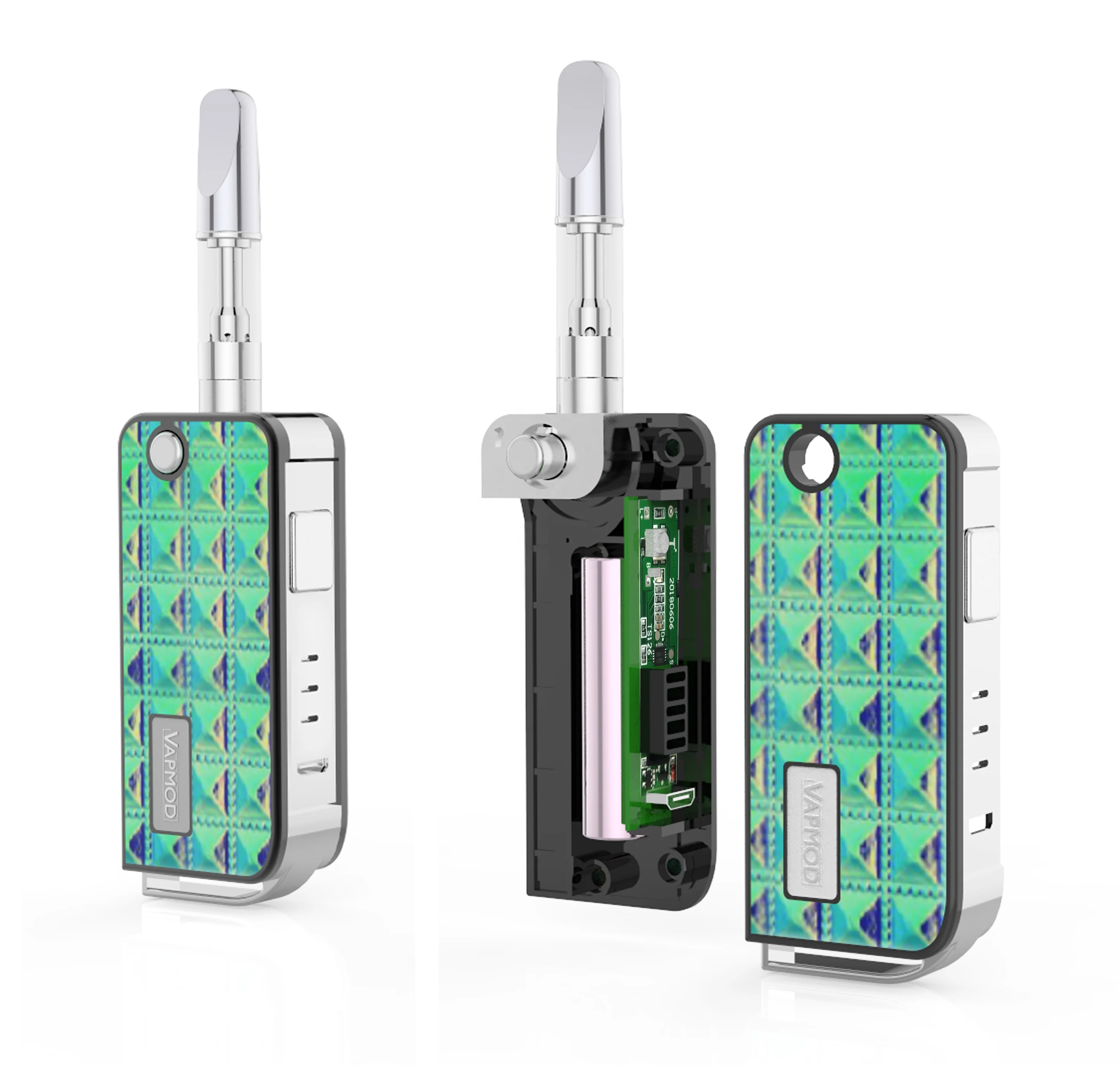 Vapmod 650 мАч Портативный Ключ-брелок для электронной сигареты Rock 710 с складным дизайном