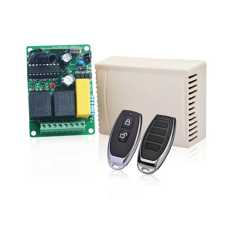 YET 027 Universal Wireless Hcs301 Rolling Code Garage Door One to Four Buttons Remote Control