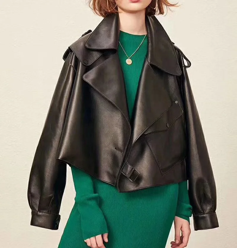 spring genuine leather coats & jackets