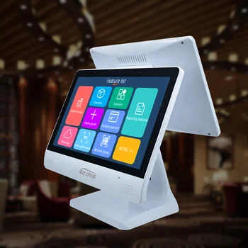 All In One Dual Touch Screen Pos Terminal For Retail Cash Register