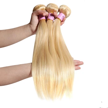Wholesale Raw Blonde Cuticle Aligned Virgin 613 Brazilian Hair in Guangzhou,brazilian Remy Hair 100 Human Hair