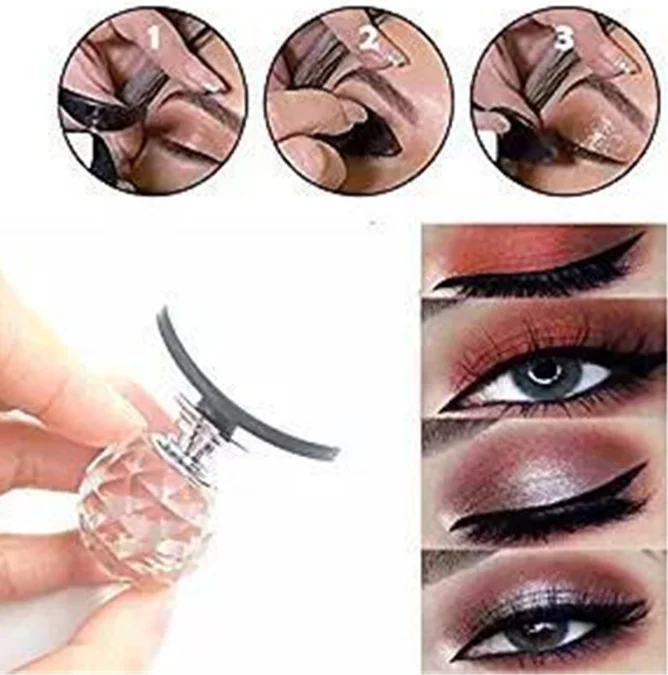 
 Новейший силиконовый штамп с изображением сферических теней для век  