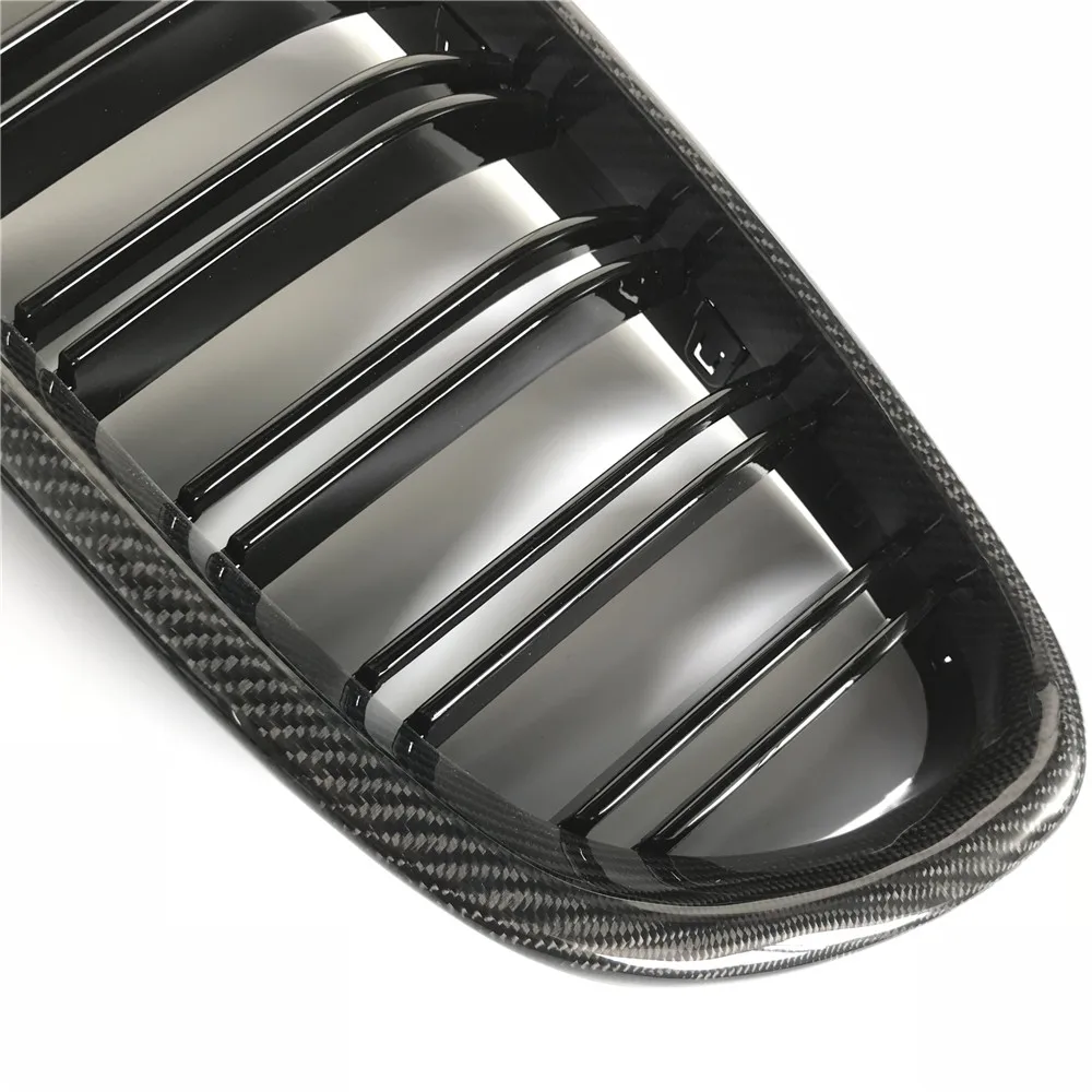 Top Quality F10 M5 Carbon Fiber+ABS  black grill front grille for BMW F10 5 SERIES 2010 UP