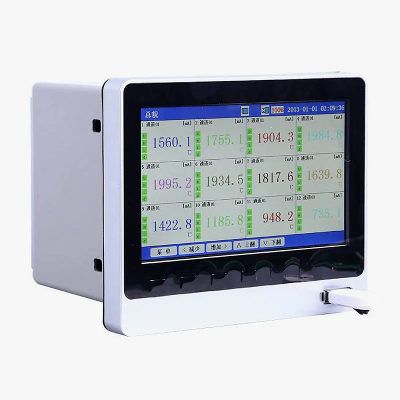 12-Channel Plastic Data Logger for Temperature Instruments OEM & ODM Customization Supported