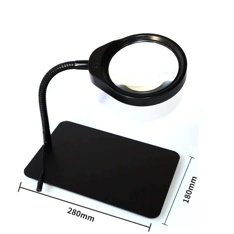 5X 36 LED Light Magnifier & Desk Lamp Helping Desktop Magnifying Tool / Desktop Magnifying glass