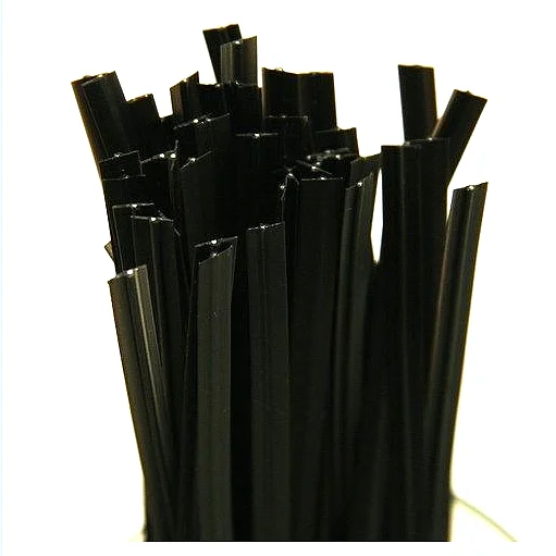 manufacturer supply plastic coated twist ties with metallic wire