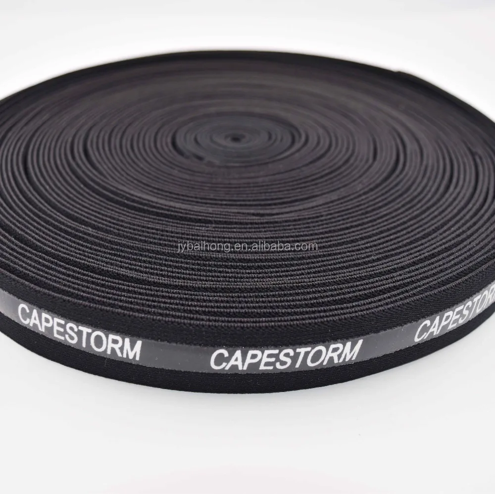 Эластичный прочный силиконовый логотип с печатным покрытием резиновые ленты