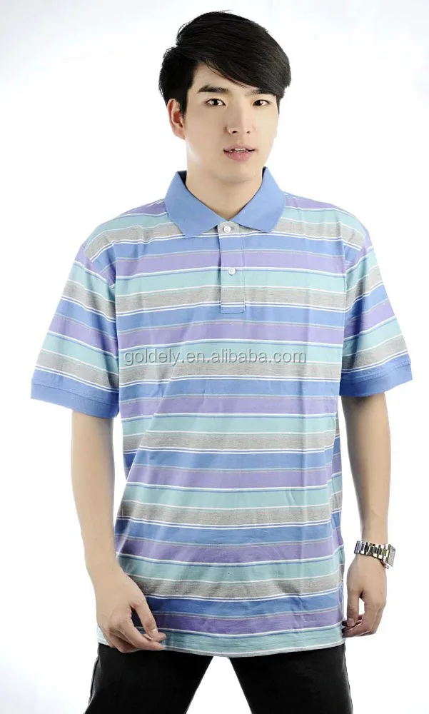 pastel colored polo shirts