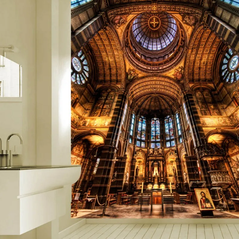 壁の装飾紙の壁紙ヨーロピアンスタイルの教会ゴージャスな入り口フレスコ廊下壁画アルミホイルの壁紙 Buy 壁の装飾紙壁紙 吸音壁紙 アルミ箔の壁紙 Product On Alibaba Com