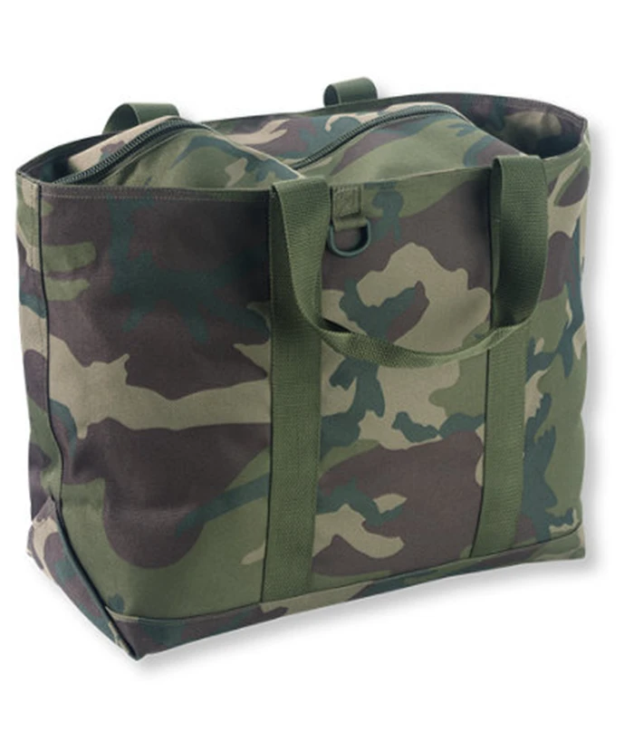迷彩图案超大定制拉链顶级军用手提袋