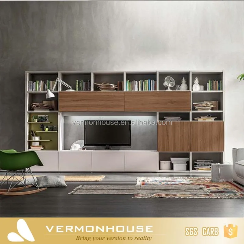 2021 Customized Home Designs Furniture TV Cabinets Wall Units