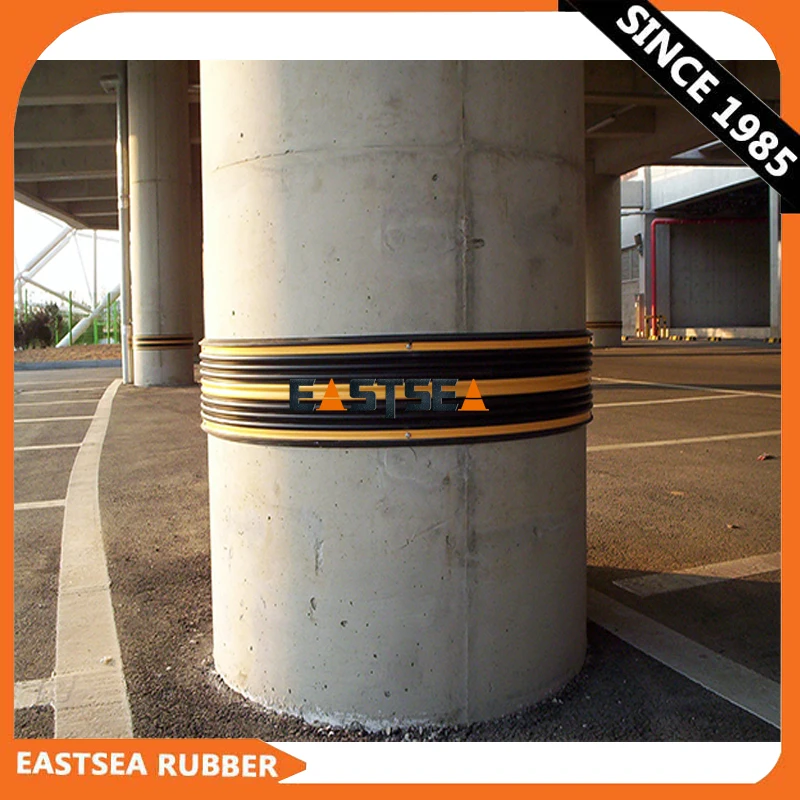 Reflective Corner Guard Rubber Column Guard Column Protector