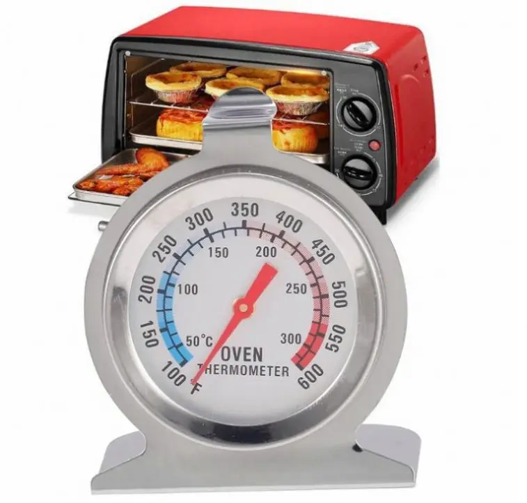 Stand Up Dial Oven Thermometer Stainless Steel Large Gage Kitchen Baking Supplies New 