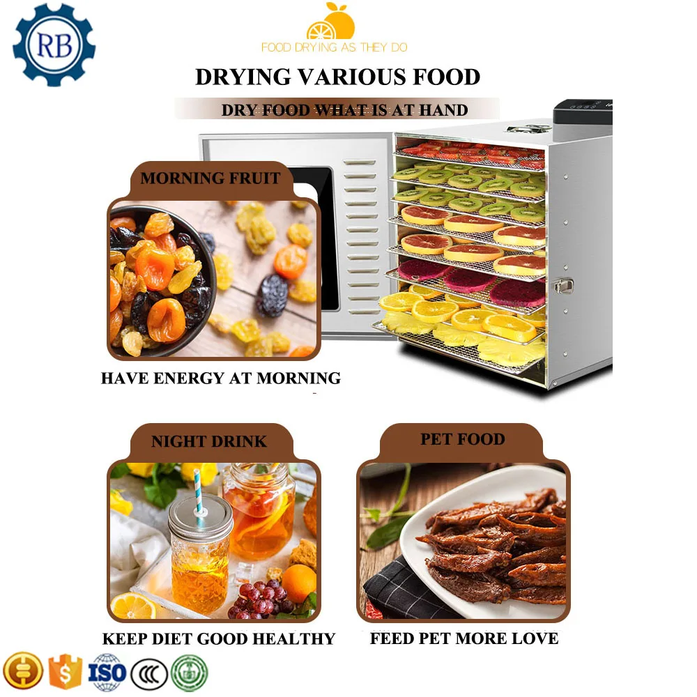 6-10 Trays Food Dehydrator Equipment Drying Fruit Vegetable Fruit Drying  Machine/dehydration Machine/dragon Fruit Dryer Machine - Buy 6-10 Trays Food  Dehydrator Equipment Drying Fruit Vegetable Fruit Drying Machine/dehydration  Machine/dragon Fruit