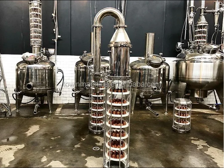 Стеклянная колонна для спиртовой водки 8 дюймов дистилляционного