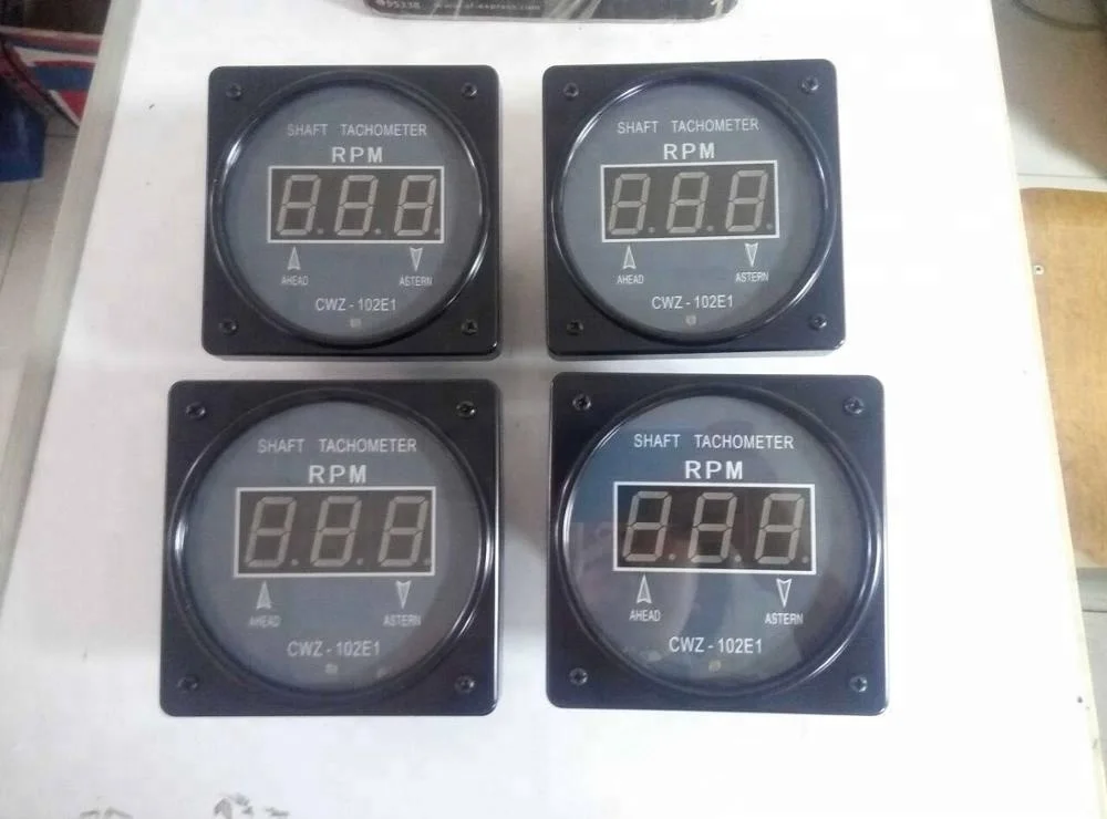 Trailing Axle Tachometer With Direction Gauge Speedometer Stern Shaft