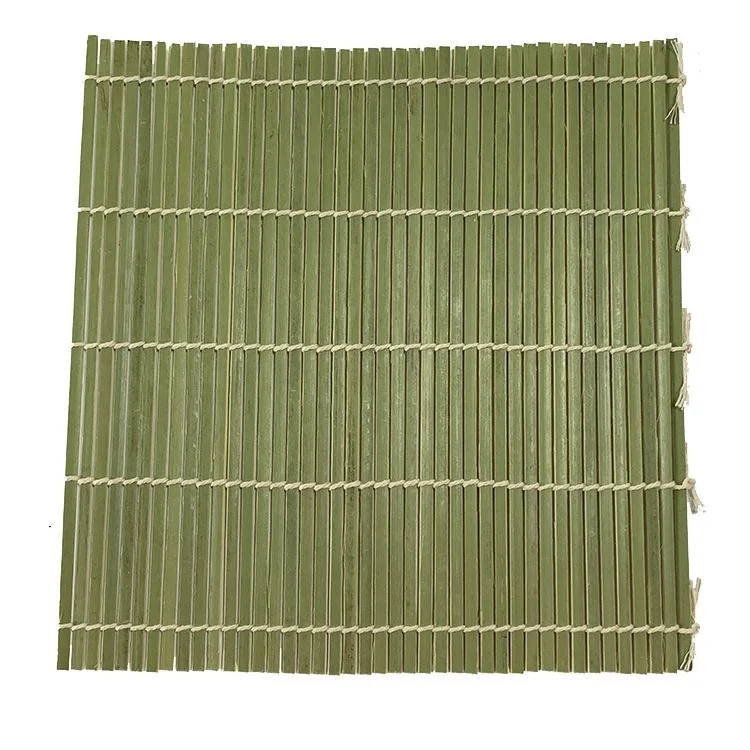 
Лидер продаж, японский Бамбуковый Коврик Для Роллинга суши 23*24 см, натуральный зеленый Бамбуковый ролл для суши, инструменты для приготовления пищи 