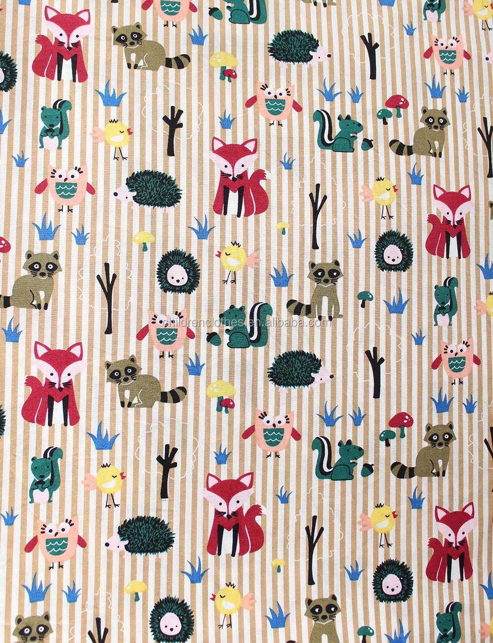 
Дешевая оптовая заводская цена, прекрасная хлопковая ткань для детской одежды, бутиковая ткань с принтом 